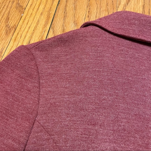 Vintage Maroon Blazer - Picture 6 of 7